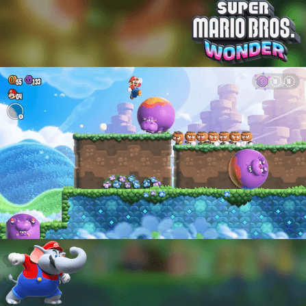 แผ่นเกม Nintendo Switch Game Super Mario Bros. Wonder Zone Asia / ภาษาอังกฤษ_6